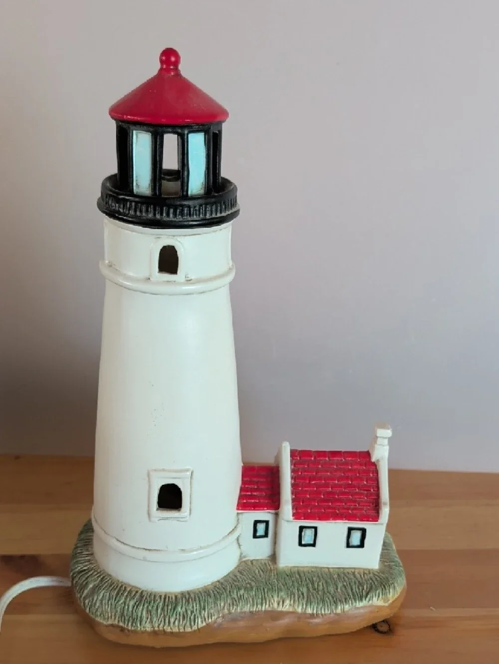 1994 VTG. Lefton Geo Z, Lighthouse Lamp, Heceta Head  Decorative Accent.🌟🌟🌟